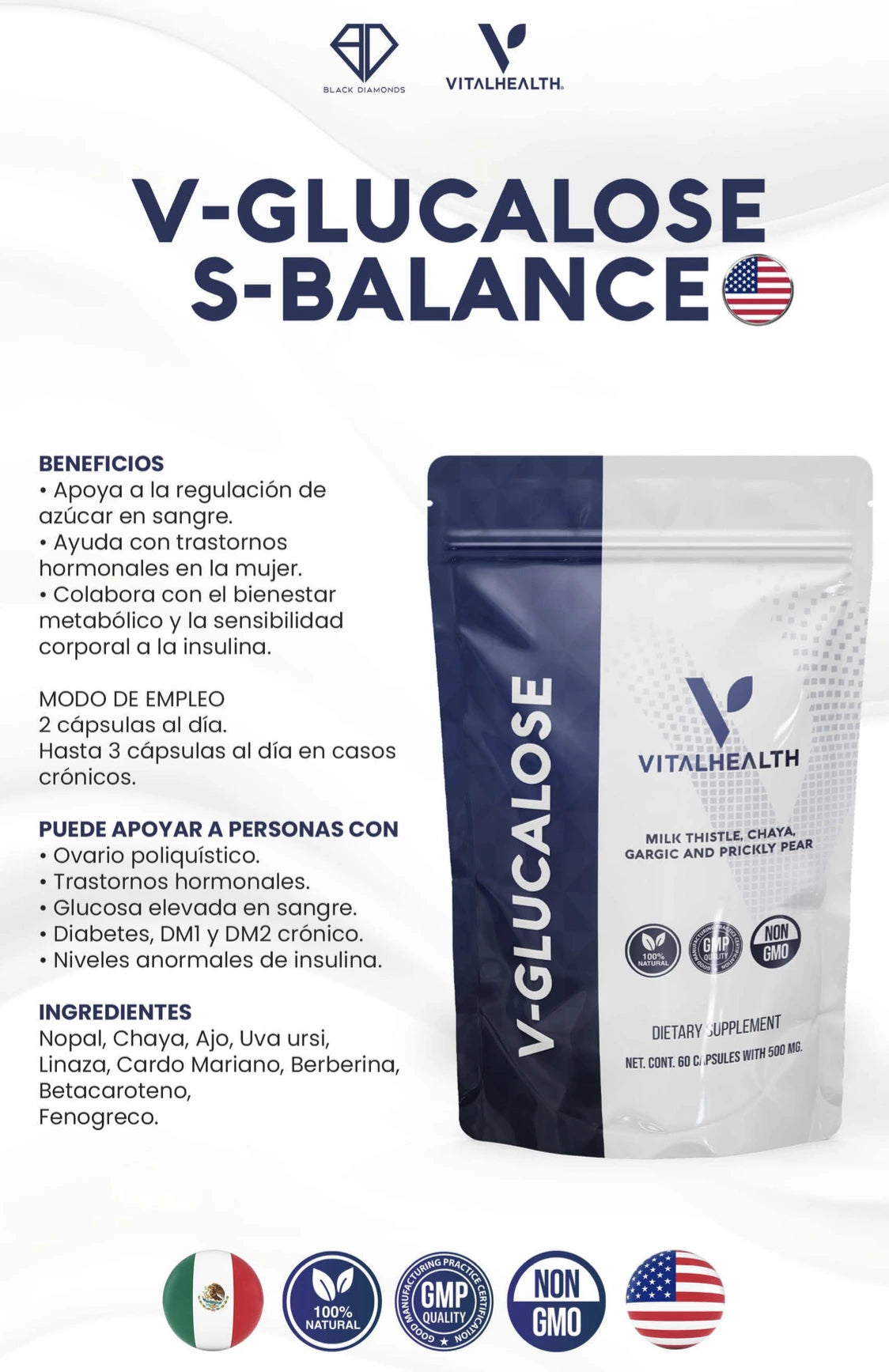KIT Diabetes Glucalose y Organex🌿